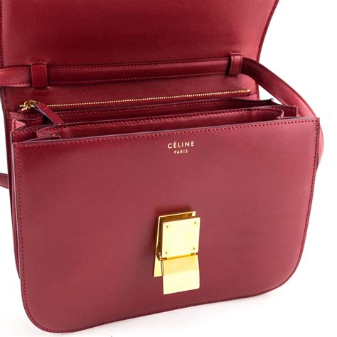 celine bag leather red|celine shoulder bag price.